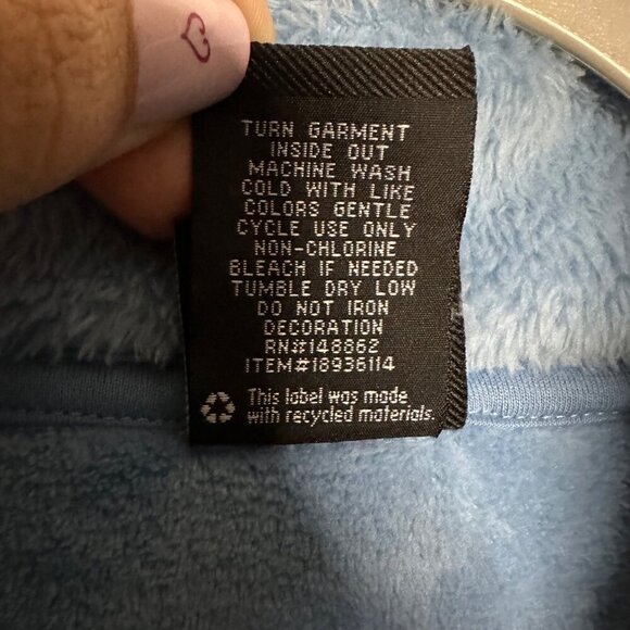 Torrid Faux Fur Active Bomber Jacket Happy Camper Blue Women's Plus Size 1X - Picture 6 of 8